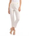 Veronica Beard Renzo Slim Leg Pant In Off White