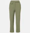 Veronica Beard Renzo Tailored Trousers In Green