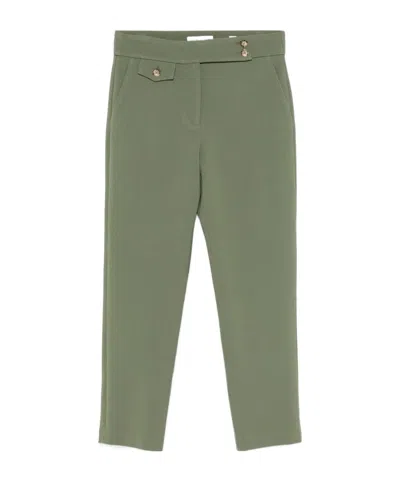 Veronica Beard Renzo Trousers In Green