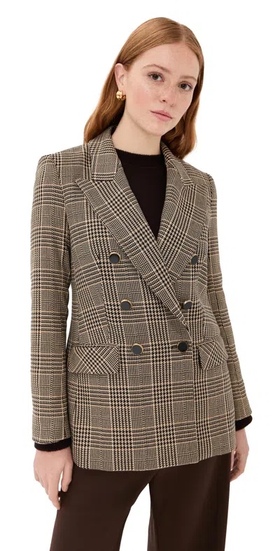 Veronica Beard Rhys Dickey Jacket Black Multi In Blue
