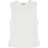 Veronica Beard Rib Sweater Tank In Off White