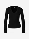 Veronica Beard Rib Sweater In Black