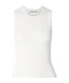 Veronica Beard Ribbed Vest In White