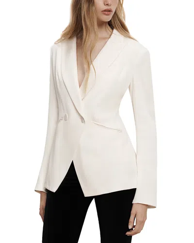 Veronica Beard Rickie Double Breasted Dickey Jacket In Gray