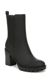 Veronica Beard Riley Leather Block-heel Chelsea Booties