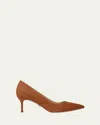 Veronica Beard Rita Suede Classic Pumps In Hazelwood
