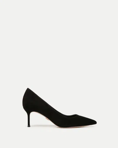 Veronica Beard Rita Suede Pump In Black
