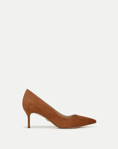Veronica Beard Rita Suede Pump In Brown