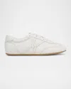 Veronica Beard Riviera Leather Sneakers In Coconut