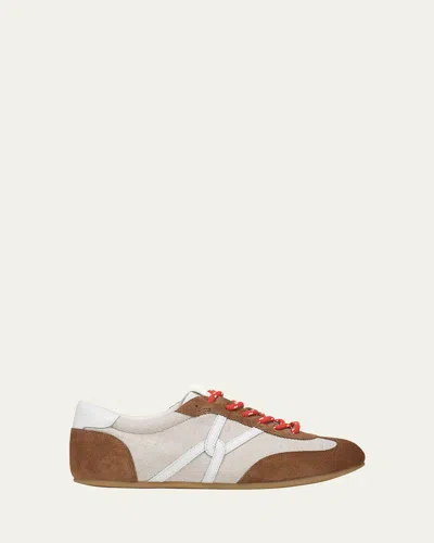 VERONICA BEARD RIVIERA LOW-TOP SUEDE SNEAKERS