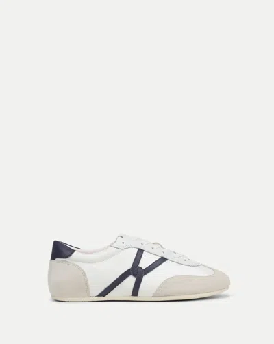 Veronica Beard Riviera Nylon Sneaker In White