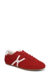 Veronica Beard Riviera Sneaker In Poppy/coconut