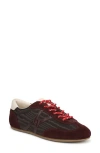 Veronica Beard Riviera Sneaker In Burgundy