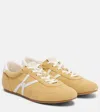 Veronica Beard Riviera Suede Sneakers In Nude