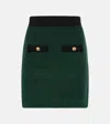 Veronica Beard Rivka Mini Skirt In Green
