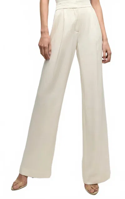 Veronica Beard Robinne Pant In Dove In White