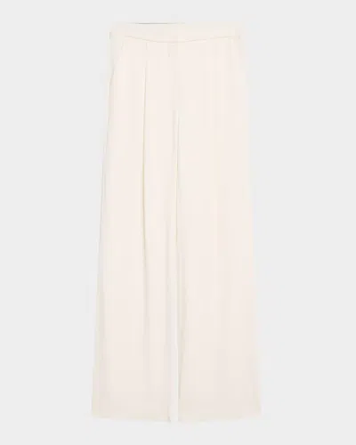 Veronica Beard Robinne Straight Pants In Dove