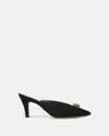 Veronica Beard Rochelle Cabochon Mule In Black