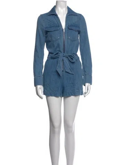 Pre-owned Veronica Beard Romper In Black