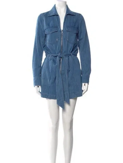 Pre-owned Veronica Beard Romper In Blue