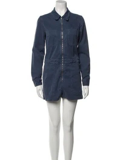 Pre-owned Veronica Beard Romper In Blue