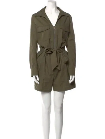 Pre-owned Veronica Beard Romper In Green