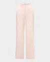 Veronica Beard Ronin High-rise Pants In Pink Shell