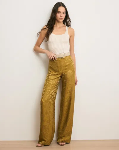 Veronica Beard Ronin Wide-leg Pant In Brown