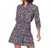 Veronica Beard Rory Floral Silk Mini Dress In Multi In Multi