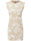 Veronica Beard Rosedale Stretch-linen Dress Stone Khaki Off-white In Neutrals