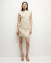 VERONICA BEARD ROSEDALE STRETCH-LINEN DRESS