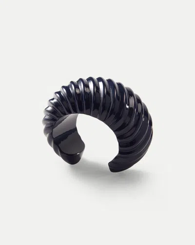 Veronica Beard Rowan Cuff Bracelet In Black