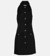 Veronica Beard Roxanne Stretch-linen Shirtdress In Black