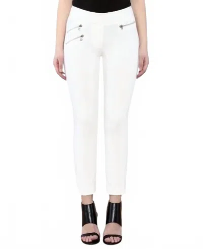 VERONICA BEARD ROXBY BABY BELL PANT IN WHITE
