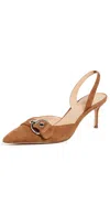 Veronica Beard Roxy Slingback Pointed Toe Pump In Hazelwood
