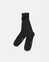 Veronica Beard Ruffle Ankle Socks In Black