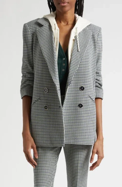 Veronica Beard Rupert Dickey Jacket & French Terry Hoodie In Gray