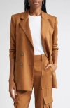 Veronica Beard Rupert Double Breasted Jacket In Brown