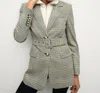 Veronica Beard Ryanne Belted Dickey Jacket In Ecru/green Multi