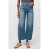 Veronica Beard Ryder High-rise Saddle Jeans In Enough Said