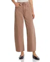 Veronica Beard Ryder High Rise Barrel Jeans In Tan Sierra In Brown