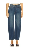 Veronica Beard Ryder High Rise Barrel Leg In Blue