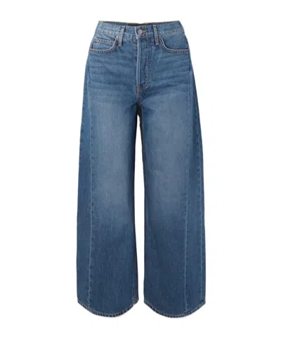 Veronica Beard Ryder High-rise Barrel-leg Jeans In Multi