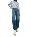 Veronica Beard Ryder Saddle Jean In Bandit In Blue