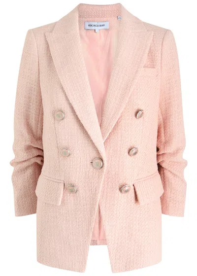 Veronica Beard Ryland Dickey Tweed Jacket In Ballet Pink