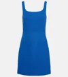 Veronica Beard Sabra Cotton-blend Tweed Minidress In Blue