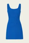 VERONICA BEARD SABRA TWEED DRESS IN COBALT