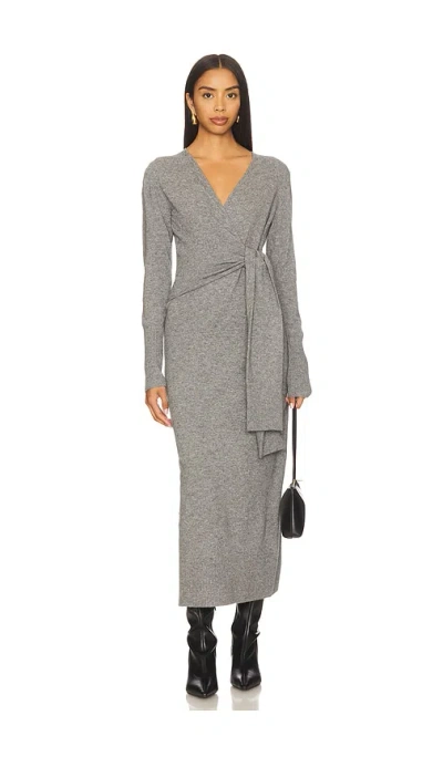 Veronica Beard Salomez Knit Dress In Gray