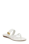 Veronica Beard Women's Salva Dash Leather Sandals In White