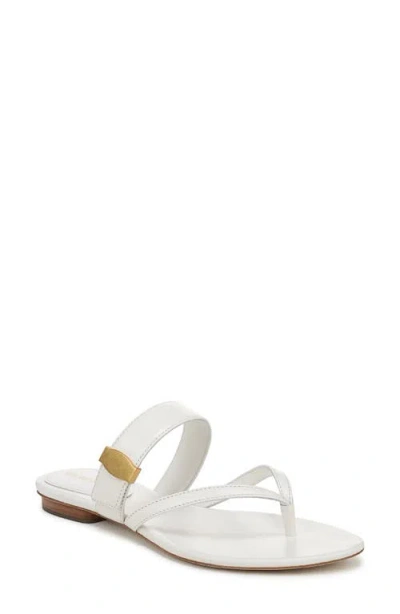 Veronica Beard Salva Dash Leather Thong Sandals In Multi
